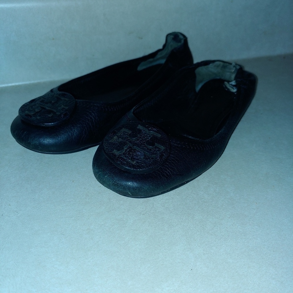 Black Reva Tory Burch Flats